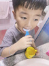 琦童 RARE BABY兒童U型牙刷軟毛1-3-6-12歲嬰幼兒口腔清潔乳牙刷自主刷牙潔牙刷 藍(lán)色愛心【2-6歲】 曬單實(shí)拍圖