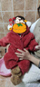 papa爬爬秋冬季男女寶寶動(dòng)物爬服連體衣加厚抱抱絨保暖嬰兒哈衣 狐貍寶寶 73cm 曬單實(shí)拍圖