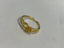 中國(guó)黃金（CHINA GOLD）黃金戒指女士足金999玫瑰花活開(kāi)口生日七夕節(jié)禮物送女友老婆 約2.36g 曬單實(shí)拍圖