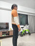 吻璦針織衫女套頭2025年秋冬季新款女士毛衣韓版半高領(lǐng)拼色打底衫保暖 桔色 L 【建議110-120斤】 曬單實(shí)拍圖