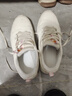 特步女鞋棉鞋女秋冬新款加絨二棉鞋子女款休閑運動(dòng)百搭高幫加厚小白鞋 白色【加絨二棉鞋-推薦】 37 曬單實(shí)拍圖