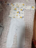 舒贝怡婴儿衣服内衣套装儿童睡衣宝宝家居服纯棉对开秋衣秋裤蓝色90CM 晒单实拍图