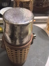 特美刻純鈦保溫杯高檔錘紋燜茶杯男士茶水分離泡茶杯大容量便攜養(yǎng)生鈦杯 雪花銀（藤編杯套） 410ml 曬單實拍圖