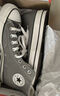 匡威（Converse）CONVERSE匡威1970S秋冬新品運動(dòng)男女休閑板鞋錫器深灰灰色A17905C A17905C 37 曬單實(shí)拍圖
