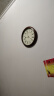 SEIKO日本精工时钟16英寸仿木钟表卧室表经典挂表客厅圆形石英大挂钟 实拍图