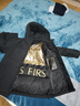 杉杉（FIRS）黑金系列鵝絨連帽羽絨服男冬季新款保暖防寒重磅加厚外套702 黑色 L (175) 充絨量：180g 曬單實(shí)拍圖