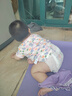 印品棉棉屋2件裝夏季日系中小兒童裝半袖上衣純?nèi)轪類女童寶寶短袖t恤外穿 純色粉紫花短袖2件裝 100 曬單實拍圖