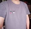 回圖（Huitu）純棉短袖t恤男夏季上衣服男裝半截袖T大碼打底衫學(xué)生休閑純色體恤 深灰+霧藍(lán) XL （115-140斤） 曬單實(shí)拍圖