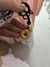 周六福（ZLF）七夕禮物  黃金吊墜男女款足金古法蓮花六字真言平安扣項鏈 計價(jià) 6.79g 曬單實(shí)拍圖