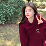 早春oversize連帽酒紅色衛(wèi)衣女春秋2025新款加絨加厚寬松上衣外套 酒紅色【春秋薄款】 M ( 適合95斤內(nèi) ) 曬單實拍圖