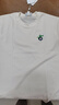 LACOSTE法國鱷魚(yú)夏日系列男裝男士T恤圓領(lǐng)休閑舒適T恤袖|TH8182 XFJ/奶油白 M /170 曬單實(shí)拍圖