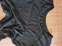 艾舞戈成人舞蹈服女夏季短袖修身T恤圓領(lǐng)練功服上衣芭蕾舞服藝考基訓(xùn)服 黑色 M 曬單實(shí)拍圖