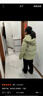 溫蔓爾兒童羽絨服女童9到12歲中學(xué)生棉衣12-15歲初中高中生短款面包服02 綠色 175 L 98110斤 曬單實(shí)拍圖