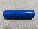 倍量ICR18650鋰電池3.7V2200mAh擴音器唱戲機小風(fēng)扇電蚊拍可充電寶芯 18650-2200毫安 尖頭一節 曬單實(shí)拍圖
