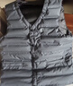 雅鹿羽絨馬甲男秋冬爸爸V領(lǐng)內穿馬夾坎肩男士中老年老人90鴨絨背心 0670霧藍 3XL （推薦160-175斤） 曬單實(shí)拍圖