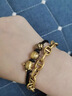 豐全珠寶電黑金豬鼻子黃金手鏈男款女款手環(huán)男士復古足金首飾情侶紀念日 *豬鼻子定制定金，聯(lián)系客服* 曬單實(shí)拍圖
