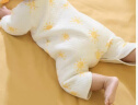 童泰秋冬季婴儿衣服新生儿0-6个月保暖宝宝连体衣哈衣 黄色丨A款 66cm 实拍图