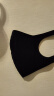 诺伯豪斯 黑色口罩高颜值聚氨酯海绵运动防晒口罩UPF50+防紫外线防尘成人透气网红时尚同款可水洗 独立包装 实拍图