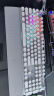 狼蛛（AULA）F2088 机械键盘 有线键盘 游戏键盘 104键背光混光朋克 电脑键盘 笔记本键盘 银白圆键 黑轴 实拍图