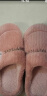 惠寻情侣棉拖鞋四季秋冬季室内防滑软底男女棉鞋 粉色 40-41  实拍图