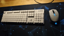 达尔优（dareu）PG-D104-粒子电竞游戏鼠标垫超大号 加厚锁边办公键盘电脑书桌垫1米蓝黑色 实拍图
