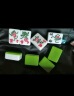 盛玉麻将牌 一级44mm墨绿色 大号麻将 家用手搓麻将牌 实拍图
