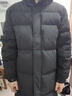 鴨鴨（YAYA）男女情侶同款羽絨服長(zhǎng)款過膝2024冬季新款加長(zhǎng)加厚東北極寒外套 黑色 XL (建議145-165斤) 曬單實(shí)拍圖