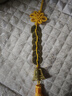 山迪六帝錢(qián)掛件黃繩銅鈴鐺五帝錢(qián)真品銅錢(qián)入戶(hù)門(mén)五黃二黑門(mén)對門(mén)掛件 2.7六帝錢(qián)銅鈴鐺(一對裝) 曬單實(shí)拍圖