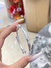 中國黃金（CHINA GOLD）繁花似錦足銀手鐲女年輕時(shí)尚款銀鐲子銀飾品結婚送女朋友生日禮物繁花似錦手鐲【15g±1g-中金禮盒】 曬單實(shí)拍圖
