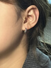 SINCE YOU四角星耳環(huán)男純銀高級(jí)感痞帥圓環(huán)耳釘素耳圈簡(jiǎn)約小眾ins風(fēng)耳飾女 四角星耳環(huán)（一對(duì)） 曬單實(shí)拍圖