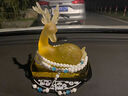 卡麗蒂（KALIDI）汽車(chē)擺件高檔車(chē)內中控臺擺件琉璃鹿車(chē)載香水新車(chē)禮物裝飾品男女士 琉璃福鹿+香水底座擺件 曬單實(shí)拍圖