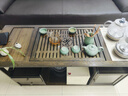 春莎移動(dòng)茶臺(tái)家用實(shí)木茶水柜小茶桌帶輪茶車功夫茶幾茶具套裝燒水一體 【120長(zhǎng)】茶字面-無(wú)蓋板 曬單實(shí)拍圖