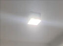 雷士（NVC）雷士射燈明裝LED方形斗膽燈格柵燈過廊燈吸頂聚光筒燈四頭cob射燈 Rs98暖白光-簡約白黑燈杯 曬單實拍圖
