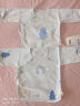 童泰新生儿衣服婴儿初生0-3个月宝宝纯棉半背衣四季2件装 漫音小树蓝 52cm 实拍图