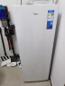 美的136升 风冷无霜立式家用冰柜 母乳冷藏冷冻转换柜抽屉式冷柜小型全冷冻一级能效冰箱 BD/BC-136WEM 实拍图