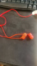 JBL T110 立体声入耳式耳机耳麦 运动耳机 电脑游戏耳机 手机有线耳机带麦可通话 活力红 实拍图