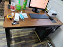 宇謙簡(jiǎn)約現代辦公室電腦桌簡(jiǎn)易組合辦公桌單人書(shū)桌經(jīng)理大班臺主管桌子 金橡木+黑架 180*80桌+三抽柜 曬單實(shí)拍圖