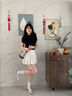瑜尚臻品銀色方頭瑪麗珍鞋女2025新款軟底淺口春夏一字帶復(fù)古法式j(luò)k鞋單鞋 銀色淺口 37 曬單實(shí)拍圖