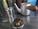帝國(guó)（Diguo）小Q茶壺日式咖啡沖泡壺不銹鋼泡茶器家用咖啡茶兩用側(cè)把壺配濾網(wǎng) 做舊色 曬單實(shí)拍圖