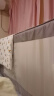 利伯顿（LIBODUN）床围婴儿安全护栏床围栏宝宝防摔床上防护围挡儿童防掉床边床护栏 晨雾灰常规款 单面装 1.8米 实拍图