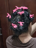 唐妮卷發(fā)器懶人海綿卷發(fā)器卷發(fā)筒睡眠發(fā)卷短發(fā)不傷發(fā)劉海卷定型 蝴蝶卷(8個(gè)裝) 曬單實(shí)拍圖
