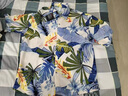 唐號（tanghao）夏威夷風(fēng)襯衫套裝男夏季度假休閑短袖短褲海灘花襯衣短袖沙灘冰絲 T3030套【上衣和短褲】 XL 曬單實(shí)拍圖