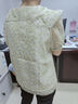 lagogo法式V領(lǐng)甜美泡泡袖雪紡衫女拉谷谷夏季新款荷葉邊碎花上衣 混色(Y0) L 曬單實(shí)拍圖