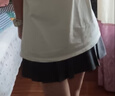XINBUCKS百褶裙女短裙a字半身裙傘裙春秋高腰顯瘦夏季JK制服裙子冬學(xué)院風(fēng) 深灰色-常規(guī)款（抗皺西裝面料） M碼 90-105斤（腰圍70cm） 曬單實(shí)拍圖