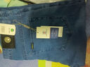 AEMAPE蘋(píng)果男裝純棉春夏薄款男士牛仔褲寬松中腰直筒中老年經(jīng)典全棉父親 【薄款】藍色 33  ( 2尺6) 曬單實(shí)拍圖