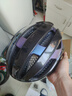 崔克（TREK）Circuit WaveCel 輕量透氣舒適山地公路自行車騎行頭盔 啞光黑色/晶紫色 L 曬單實拍圖