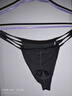 鷺珂鷥薄款竹漿纖維窄襠細邊U凸男士?jì)妊澏∽质叫愿械脱茄漐N7299 性感黑ZN7299-191 2XL 曬單實(shí)拍圖