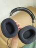 貓倫適用鐵三角陌生人妻ATH-MSR7耳罩MSR7B MSR7BT MSR7NC MSR7SE耳機套頭戴式耳機橫梁頭梁保護配件 【冰絲布】黑色耳機套一對 曬單實(shí)拍圖