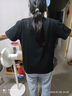 維若斯 短袖T恤男棉夏季男士體恤衫新款印花寬松圓領(lǐng)t恤男夏天潮流時(shí)尚休閑百搭上衣 【純棉短袖】SURF-黑色 3XL 建議（160-180斤） 曬單實(shí)拍圖