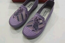 回力媽媽鞋春秋新款女鞋中老年人繡花鞋一腳蹬網(wǎng)面老人鞋老北京布鞋女 優(yōu)雅紫【主圖款】 40 曬單實(shí)拍圖